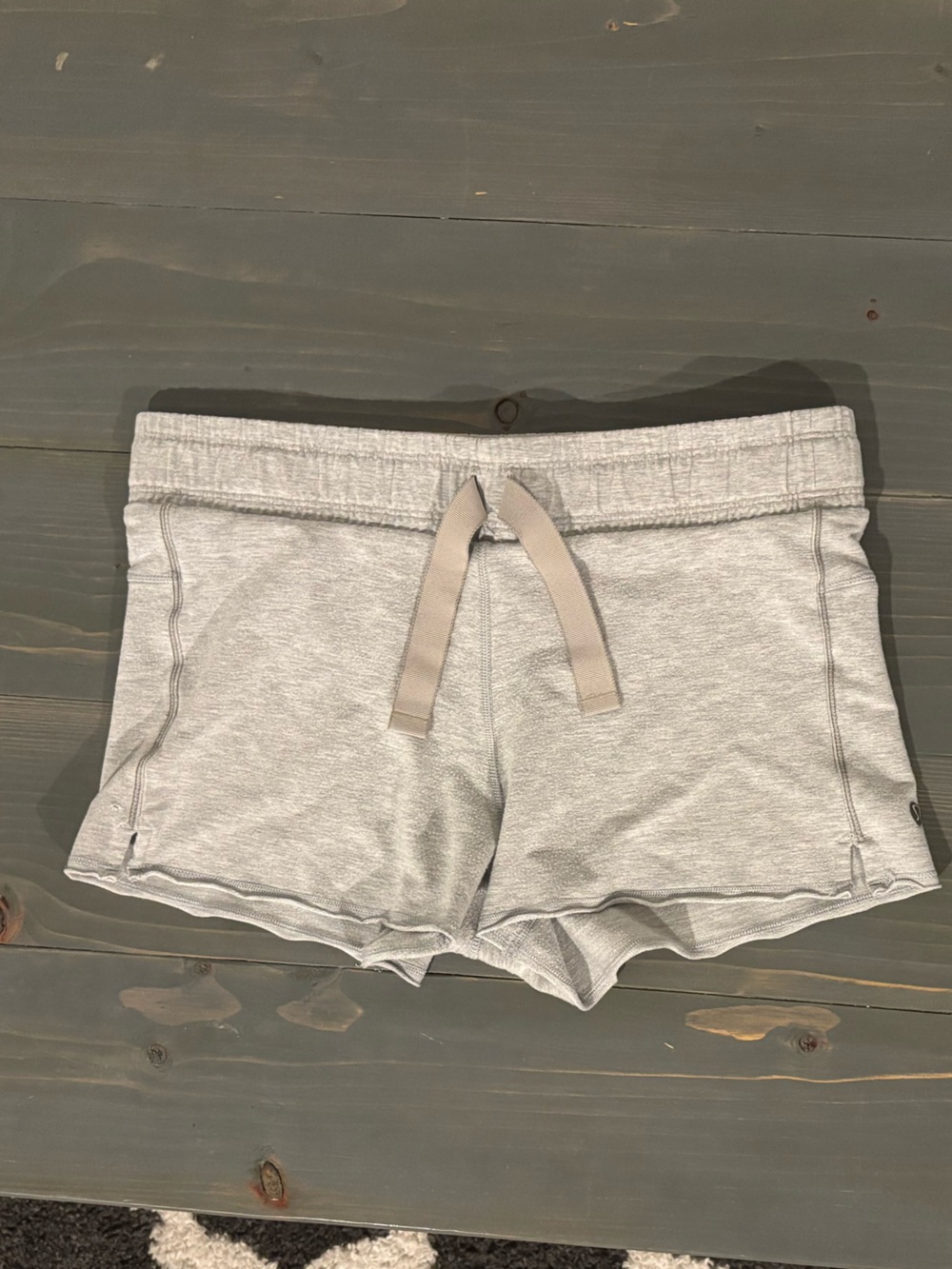 lululemon athletica Light Gray Women's Athletic Lounge Shorts